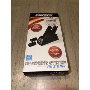 Energizer Power & Play Wii U Wii Remote Charging System Dock 2 Battery Packs PDP